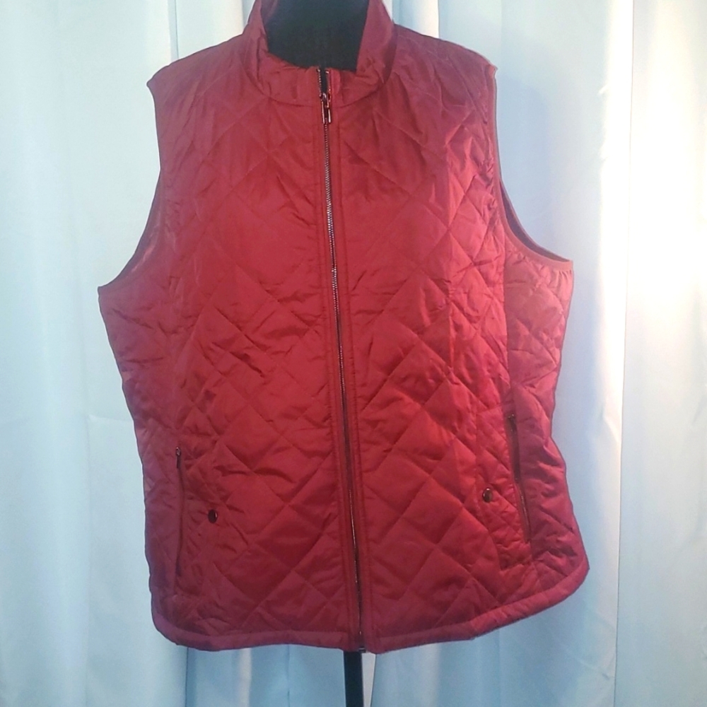 NWT Burgundy vest
